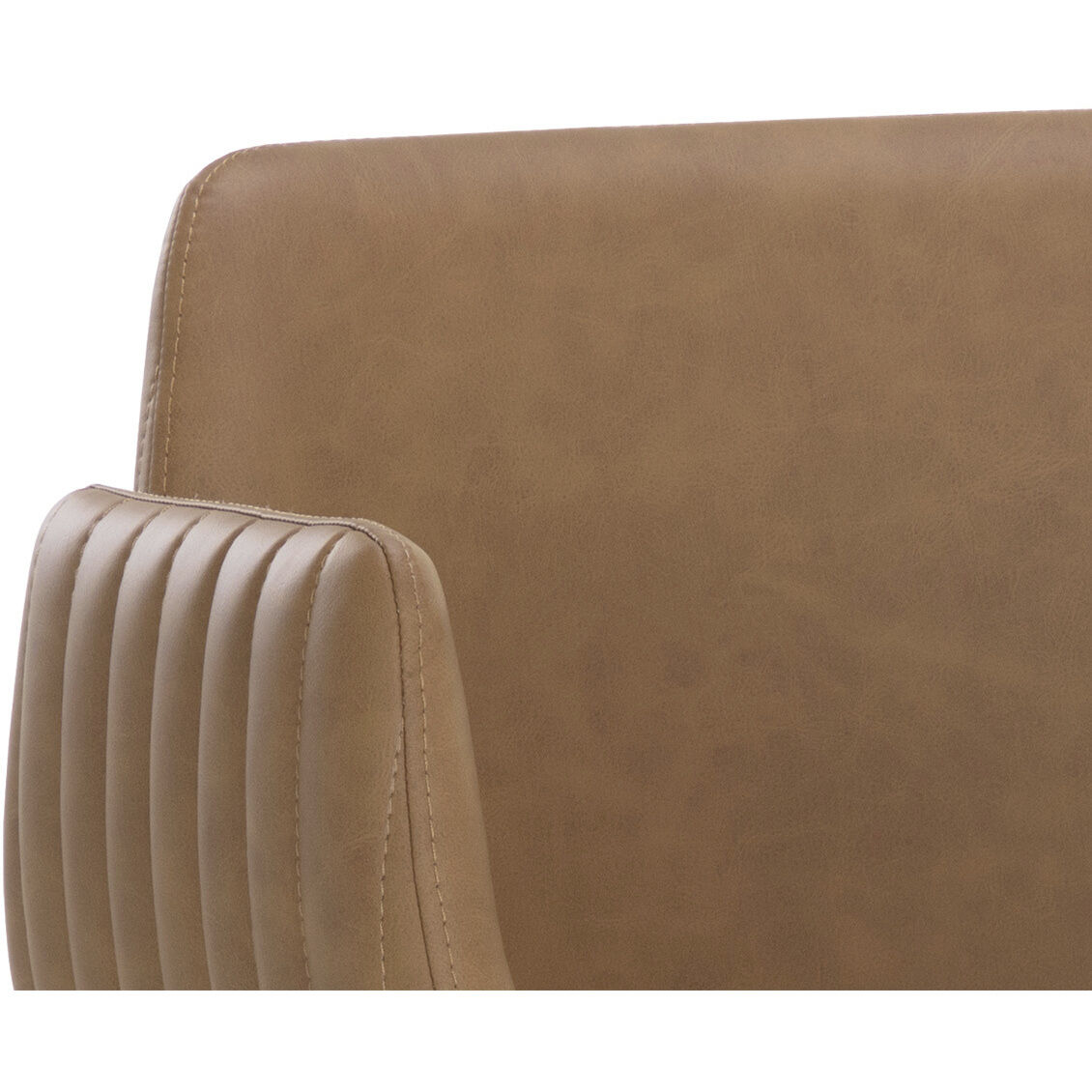 Lucano 36.5 inch Milliken Cognac Counter Stool